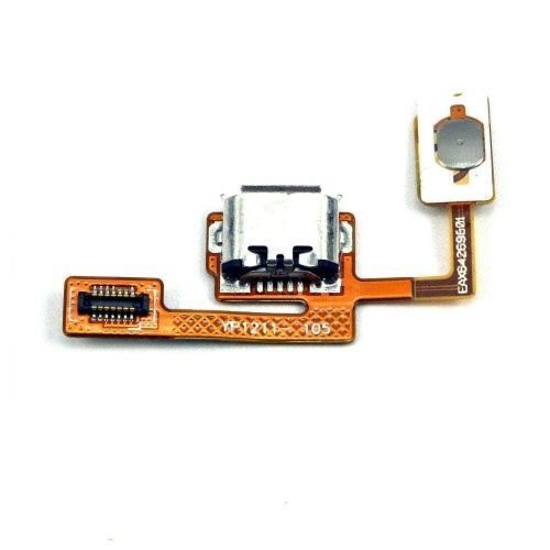 Шлейф LG E730 Optimus Sol с разьемом зарядки, кнопкой включения 04839 фото
