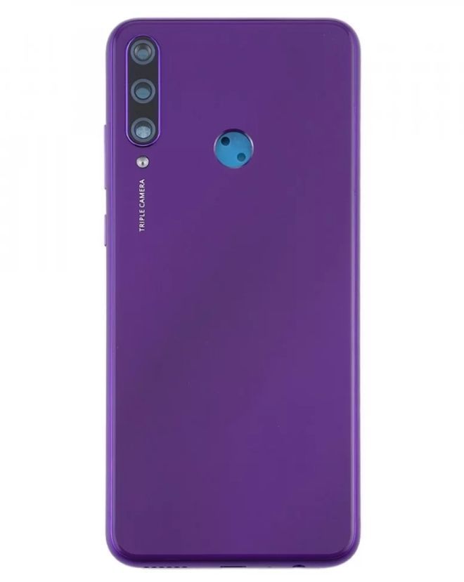 Задняя крышка Huawei Y6p 2020 MED-LX9, MOA-LX9N фиолетовая, Phantom Purpul, Оригинал Китай, со стеклом камеры 23025 фото