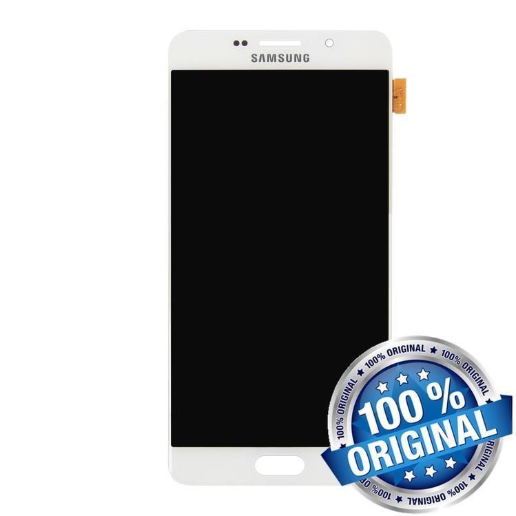 Дисплей для Samsung A710F Galaxy A7 2016, A710FD білий (GH97-18229C) Оригінал 07011 фото