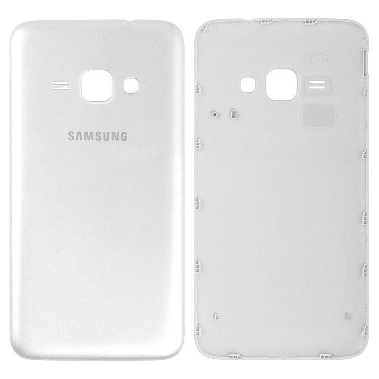 Задняя крышка для Samsung J120H Galaxy J1 (2016) белая 10605 фото