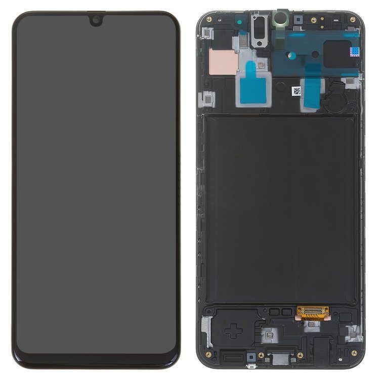 Дисплей для Samsung A305F Galaxy A30 с рамкой черный (GH82-19202A) Оригинал 13386 фото