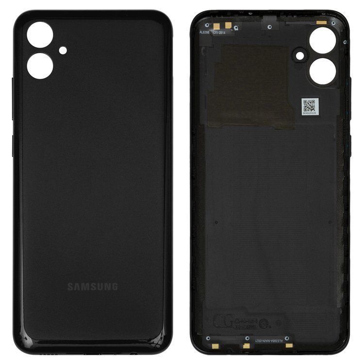 Задняя крышка для Samsung A042 Galaxy A04e черная 32906 фото