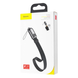 Кабель Baseus Gold Collar Lightning 2.4A (0.35 метра) (CALJL-AP1) черный 20570 фото 1
