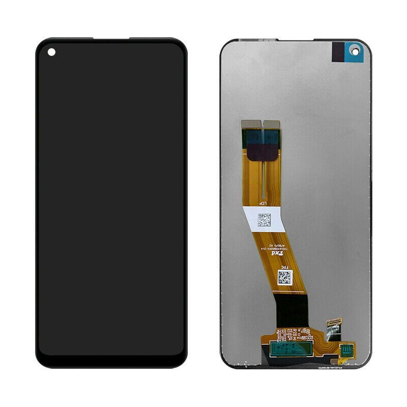 Дисплей для Samsung A115F Galaxy A11, M115F Galaxy M11 чорний версія 157,5 мм 18700 фото