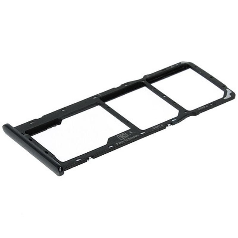 Держатель Sim-карты и карты памяти Nokia 3.2 Dual Sim (TA-1156) черный, на две Sim-карты 25268 фото