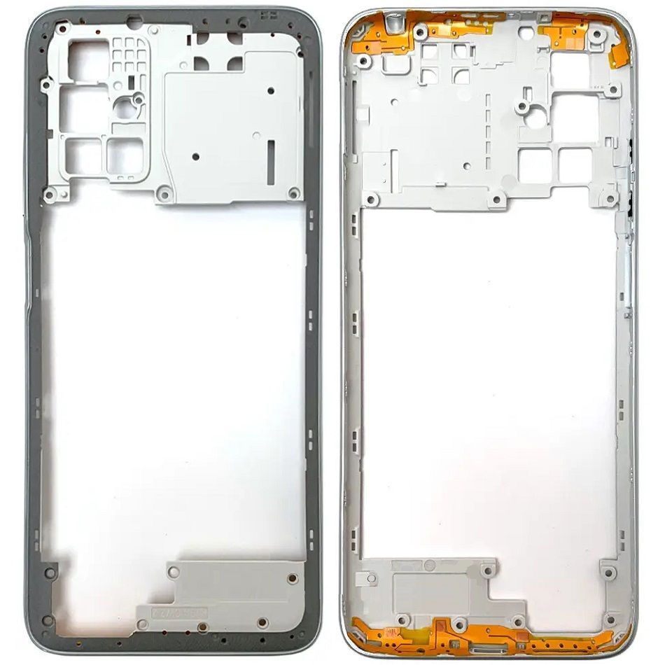 Рамка корпуса Xiaomi Redmi 10 2021 21061119AG, 21061119DG, 21061119AL белая, Pebble White 33808 фото
