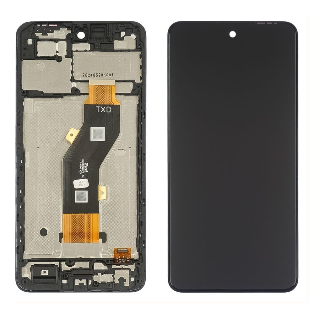 Дисплей для Infinix Smart 8 (X6525) с рамкой черный Оригинал Китай 31699 фото