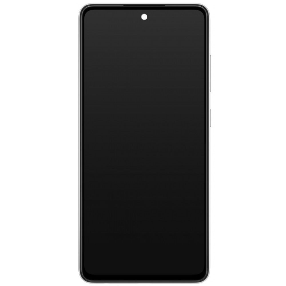 Дисплей для Samsung A525 Galaxy A52 2020 с рамкой серебристый TFT, без функции отпечатка пальца 31133 фото