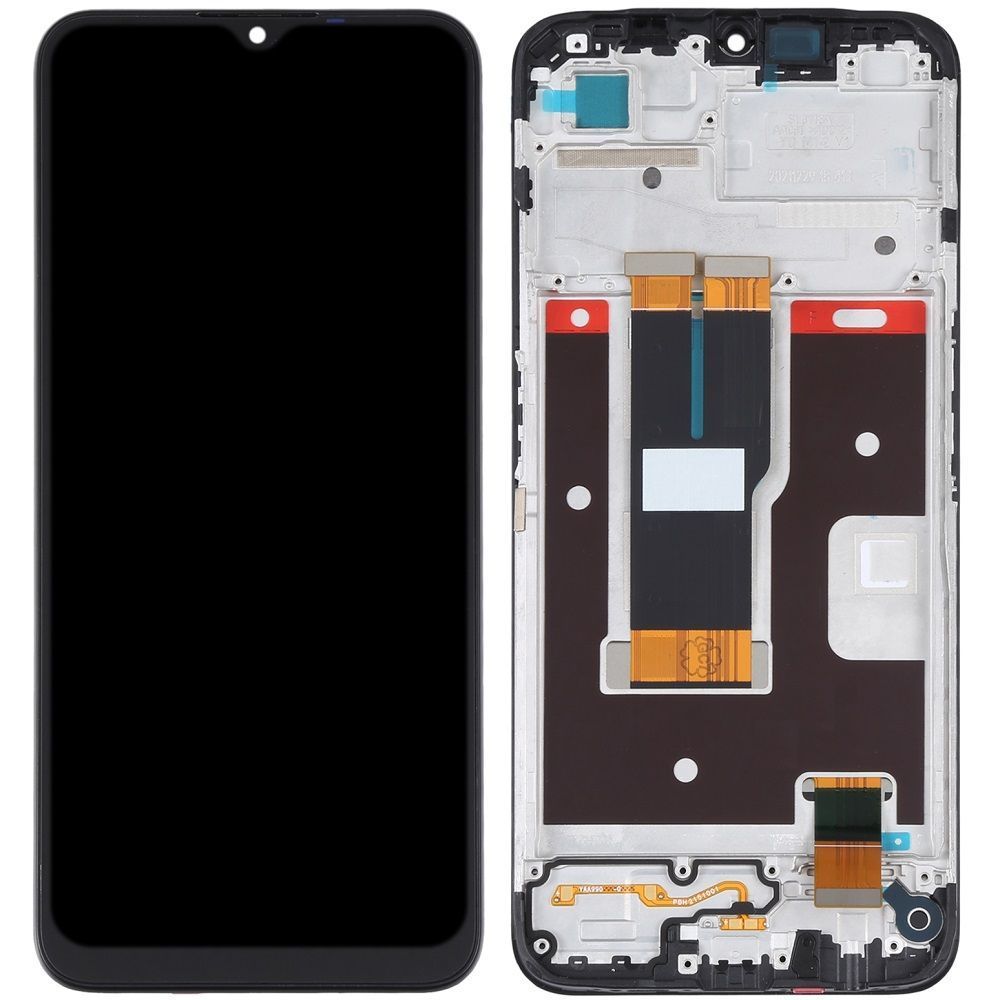 Дисплей для Realme C31 RMX3501 з рамкою чорний Оригінал Китай 30257 фото