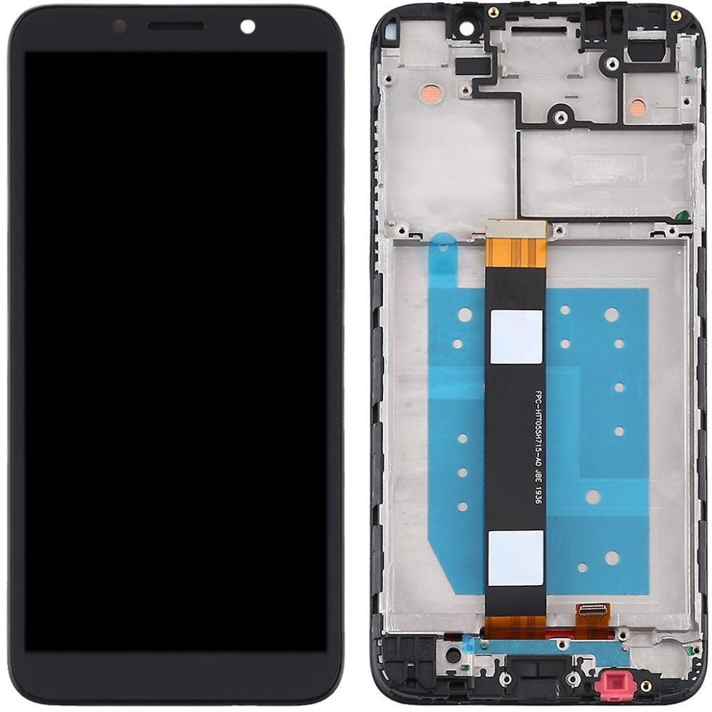 Дисплей для Motorola XT2029 Moto E6 Play черный с рамкой 27162 фото