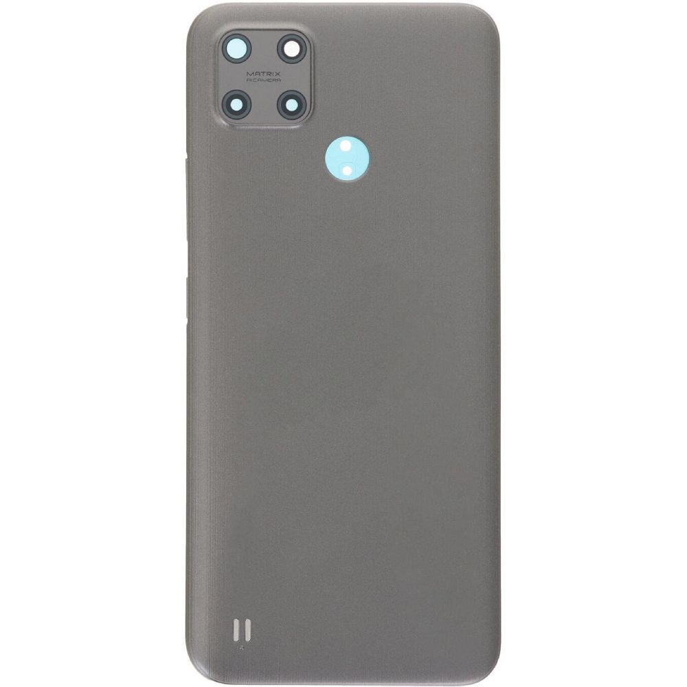 Задня кришка для Realme C25Y RMX3265, RMX3268, RMX3269 сіра, Metal Gray Оригінал Китай зі склом камери 33957 фото