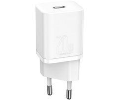 Сетевое зарядное устройство Baseus Super Si Quick Charger 20W (1Type-C) (CCSUP-B02) белый 27792 фото