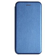 Чехол-книжка Premium Case под кожу Xiaomi Redmi Note 7 синий 16783 фото
