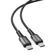 Кабель Acefast C1-03 Type-C to Type-C PD 60W 1.2m черный 30981 фото