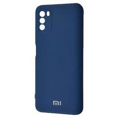 Чехол силиконовый Silicone Case для Xiaomi Redmi 9T, Poco M3 Fluorescent Blue 23877 фото