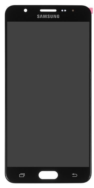 Дисплей для Samsung G610 Galaxy J7 Prime чорний TFT з регулюванням яскравості 12641 фото