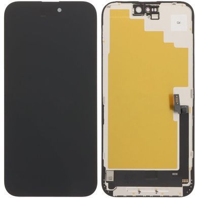Дисплей для Apple iPhone 16 Plus чорний OLED GX Хайкопія 34059 фото