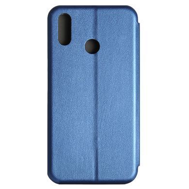 Чехол-книжка Premium Case под кожу Xiaomi Redmi Note 7 синий 16783 фото