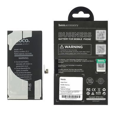 Аккумулятор HOCO для Apple iPhone 13 3227mAh 30717 фото