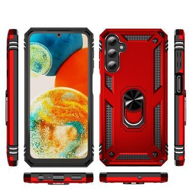 Чехол противоударный для Samsung Galaxy A24 4G Robot Ring красный 28101 фото