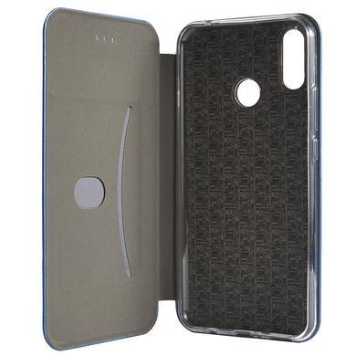 Чехол-книжка Premium Case под кожу Xiaomi Redmi Note 7 синий 16783 фото