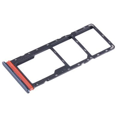 Держатель Sim-карты и карты памяти Tecno Spark 10 KI5q, Spark 10C KI5k черный, на две Sim-карты 30665 фото
