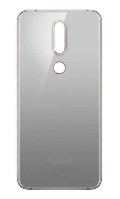 Задняя кришка для Nokia 7.1 Dual Sim TA-1085, TA-1100, TA-1097, TA-1095, TA-1096 серая, Gloss Steel, Оригинал Китай 24737 фото