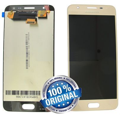 Дисплей для Samsung G570 Galaxy On5 2016, G570F Galaxy J5 Prime золотистий (GH96-10324A) Оригінал 07015 фото