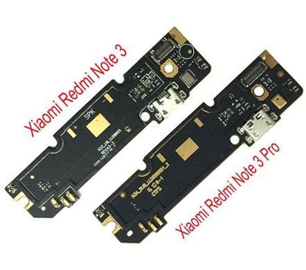 Нижняя плата для Xiaomi Redmi Note 3 Pro (30 pin) с разьемом зарядки и микрофоном 06201 фото