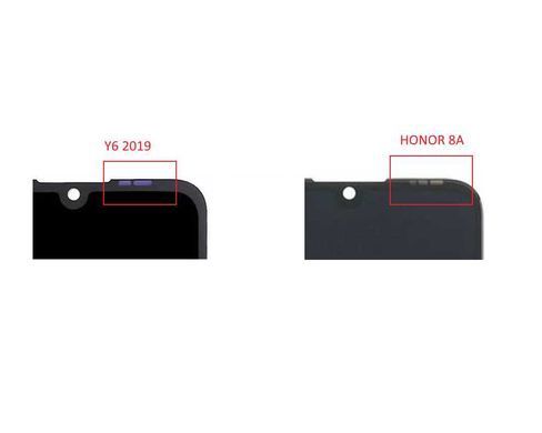 Дисплей для Honor 8A JAT-LX1, JAT-L29 з рамкою чорний 15461 фото