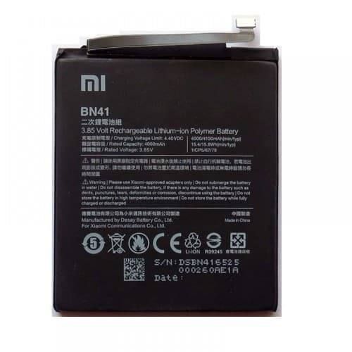 Аккумулятор BN41 для Xiaomi Redmi Note 4 4000mAh, Хайкопия 16913 фото