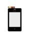 Сенсор (тачскрин) Nokia Asha 502 Dual Sim и рамкой черный 01577 фото 1