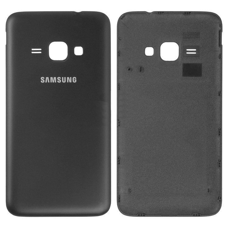 Задняя крышка для Samsung J120H Galaxy J1 (2016) черная 10606 фото