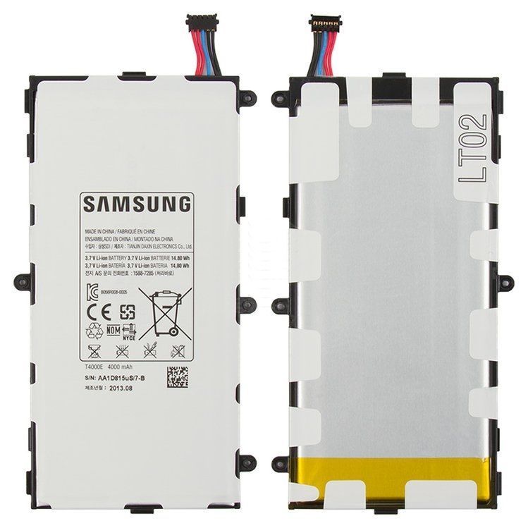 Аккумулятор Samsung T4000E для P3200 Galaxy Tab3, T210, T2100 Galaxy Tab 3, T211, T2110 Galaxy Tab 3, 4000 мАч 05446 фото