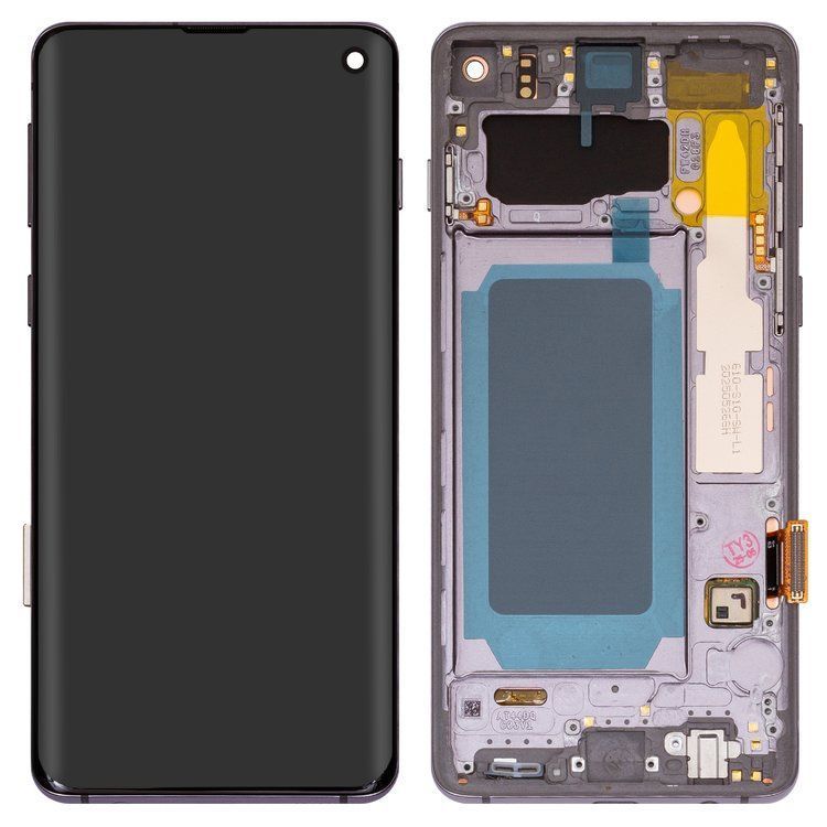 Дисплей для Samsung G973F Galaxy S10 Prism с рамкой черный OLED Хайкопия 33456 фото