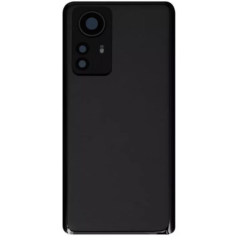 Задня кришка для Xiaomi 12 Pro 2201122C, 2201122G зі склом камери матова сіра Оригінал Китай 32454 фото