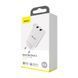 Мережевий зарядний пристрій Baseus Speed Mini Dual U (10.5W, 2.1A) Charger (CCFS-R02) білий 17775 фото 4