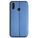 Чехол-книжка Premium Case под кожу Xiaomi Redmi Note 7 синий 16783 фото 2