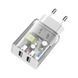 Мережевий зарядний пристрій Baseus Speed Mini Dual U (10.5W, 2.1A) Charger (CCFS-R02) білий 17775 фото 3