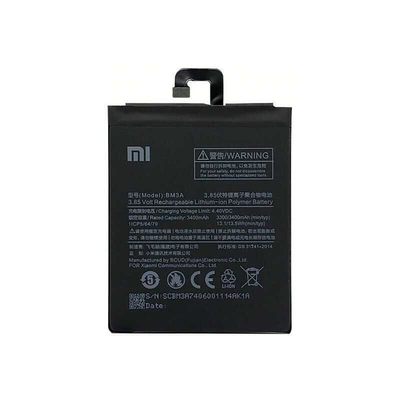 Аккумулятор BM3A для Xiaomi Mi Note 3 3400mAh 20703 фото