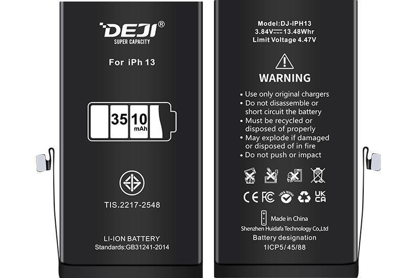 Акумулятор DEJI для Apple iPhone 13 3510mAh посилений 33055 фото
