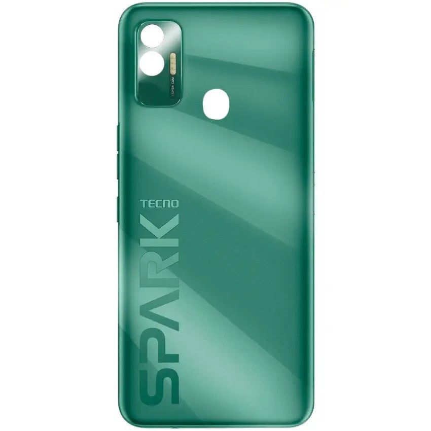 Задняя крышка для Tecno Spark 7 KF6 зеленая, Spruce Green 30008 фото