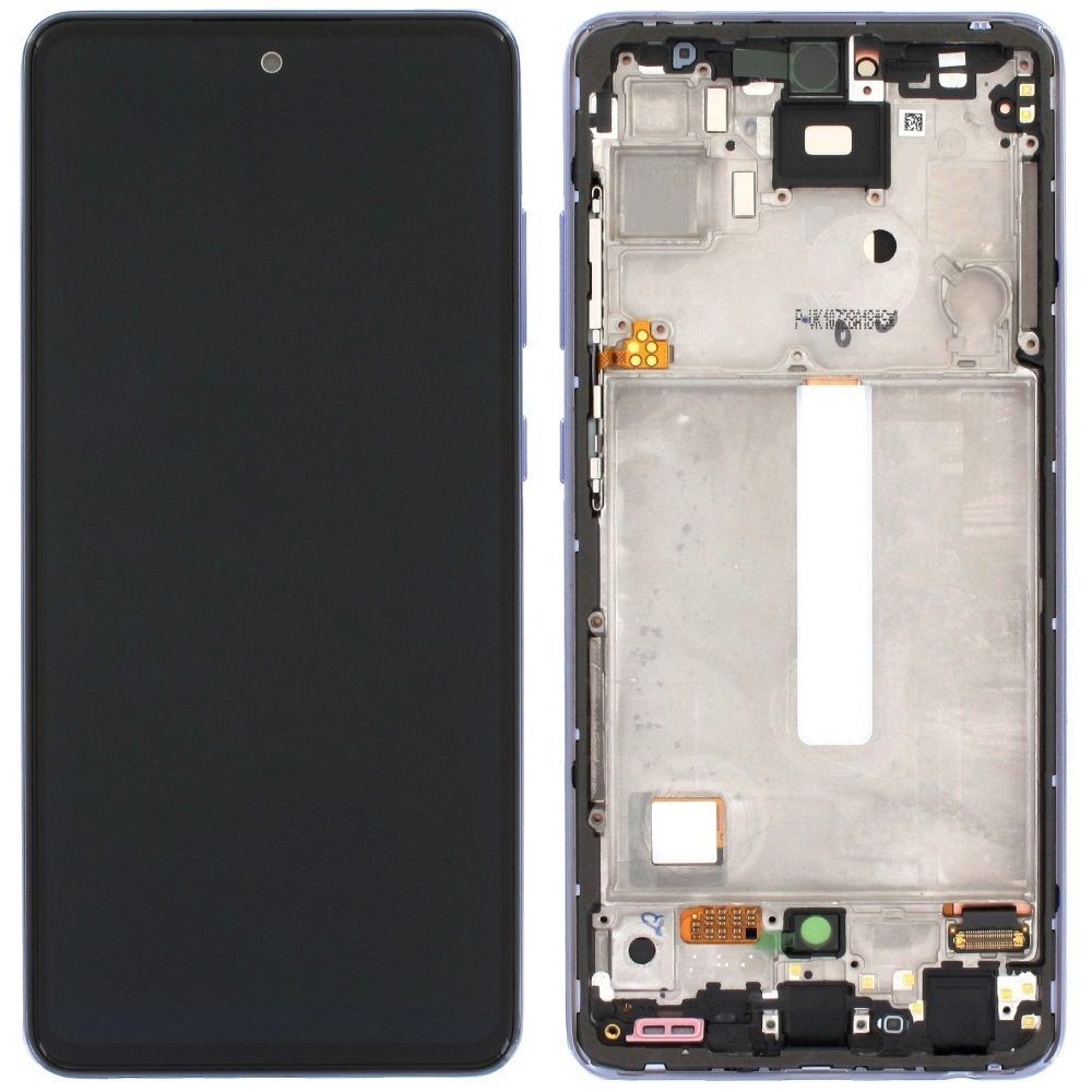 Дисплей для Samsung A525 Galaxy A52 2020 с рамкой фиолетовый TFT, без функции отпечатка пальца 31134 фото