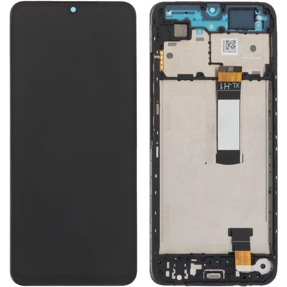 Дисплей для Xiaomi Redmi A5, Poco C71 25028PC03G, 25028RN03A, 25028RN03I, 25028RN03Y с рамкой черный 167.9мм 31650 фото