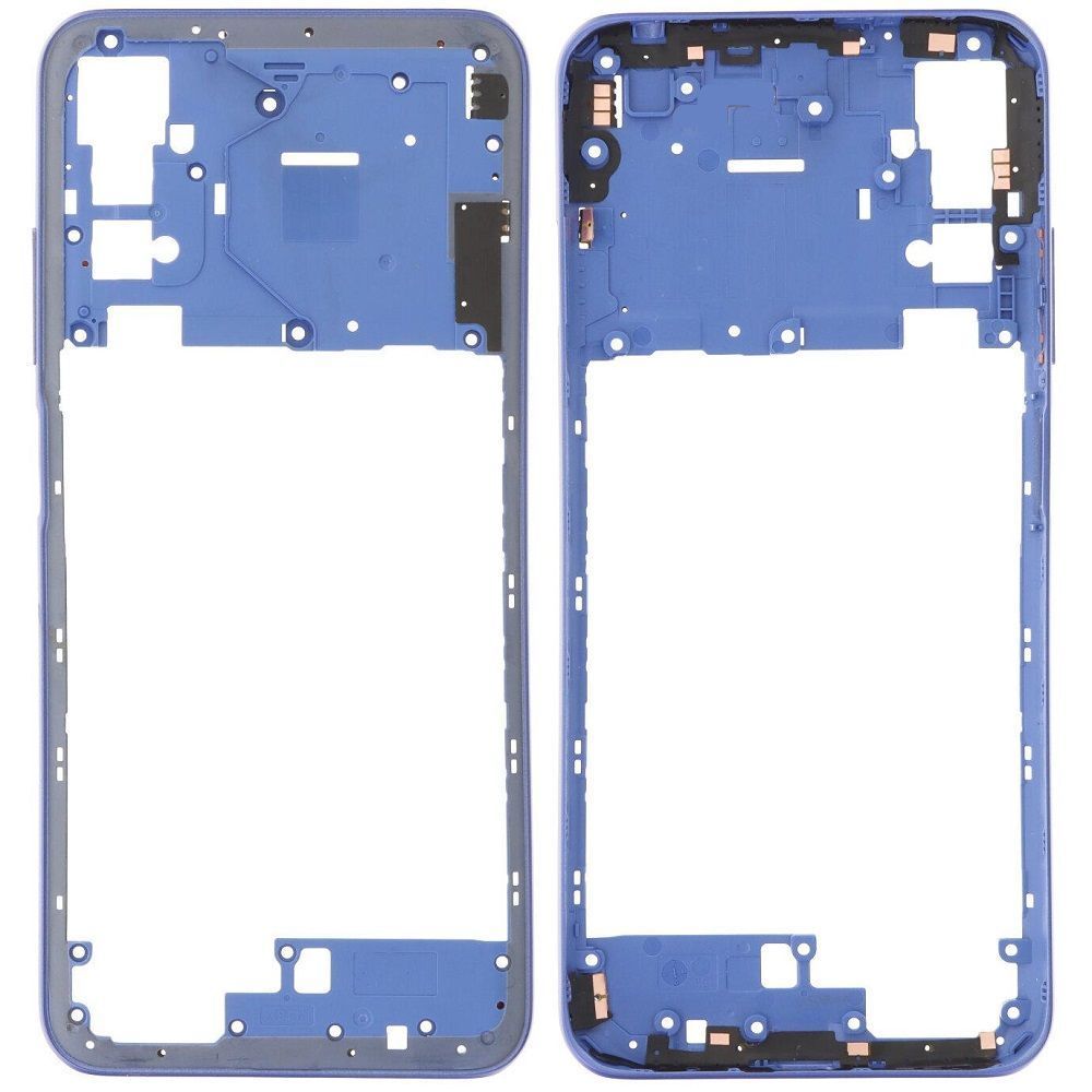 Рамка корпусу для Xiaomi Redmi Note 10 5G M2103K19G, M2103K19C синя, Nighttime Blue 31438 фото