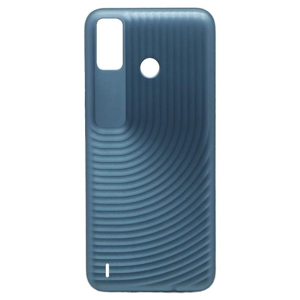 Задняя крышка для Tecno Spark Go 2021 синяя, Maldives Blue 30007 фото