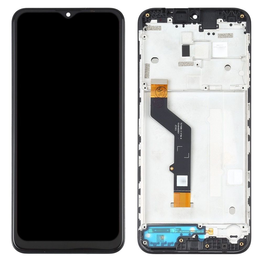 Дисплей для Motorola XT2081 Moto E7 Plus, G9 Play (XT2083), Lenovo K12 з рамкою чорний Оригінал Китай 27108 фото