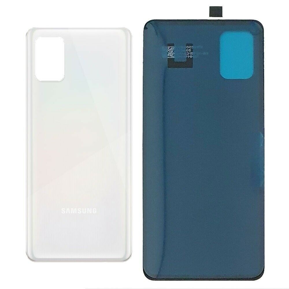 Задняя крышка для Samsung A415F Galaxy A41 серебристая, Оригинал Китай 21251 фото