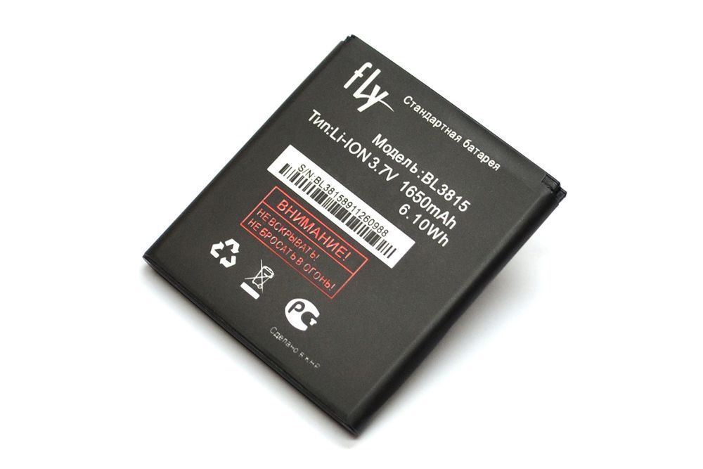 Аккумулятор Fly BL3815 для IQ4407 Era Nano 7 1650mAh 06117 фото