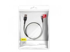 Кабель Baseus Halo Cable Lightning 2.4A (0.25m) Black (CALGH-D01) 20264 фото